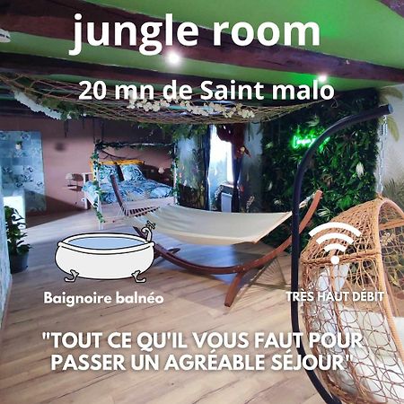L'Evasion Jungle Daire Saint-Pierre-de-Plesguen Dış mekan fotoğraf